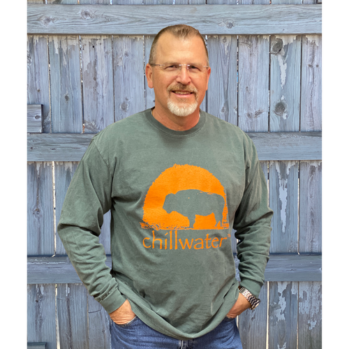 omfort Color Long Sleeve T-Shirt - Buffalo; Multiple Colors