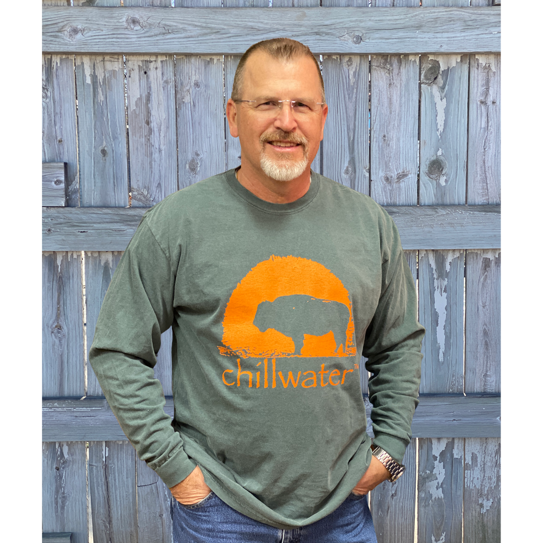 omfort Color Long Sleeve T-Shirt - Buffalo; Multiple Colors