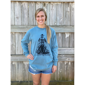Comfort Color Long Sleeve T-Shirt - Rawhide; Multiple Colors