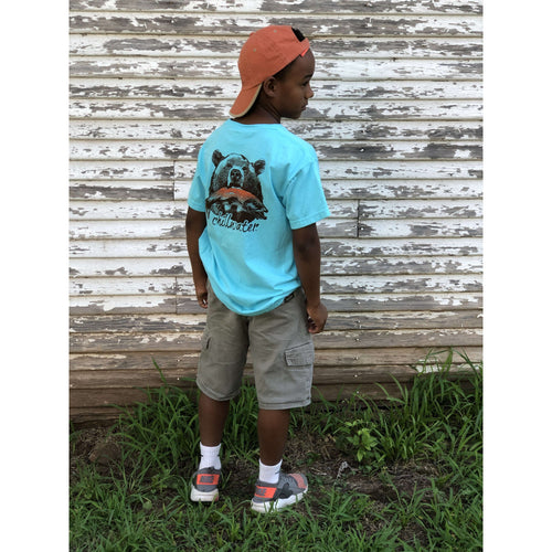 YOUTH Comfort Color Short Sleeve T-Shirt - Riverside Grizzly