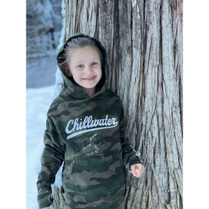 Comfort Stretch Youth Camo Hoodie Sweatshirt- Vintage Chill