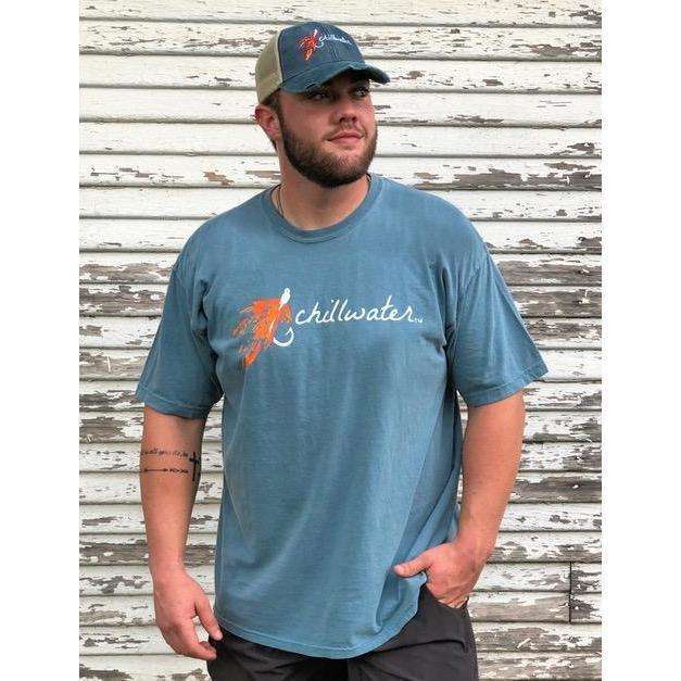 Blue Men Fishing T-Shirts for sale